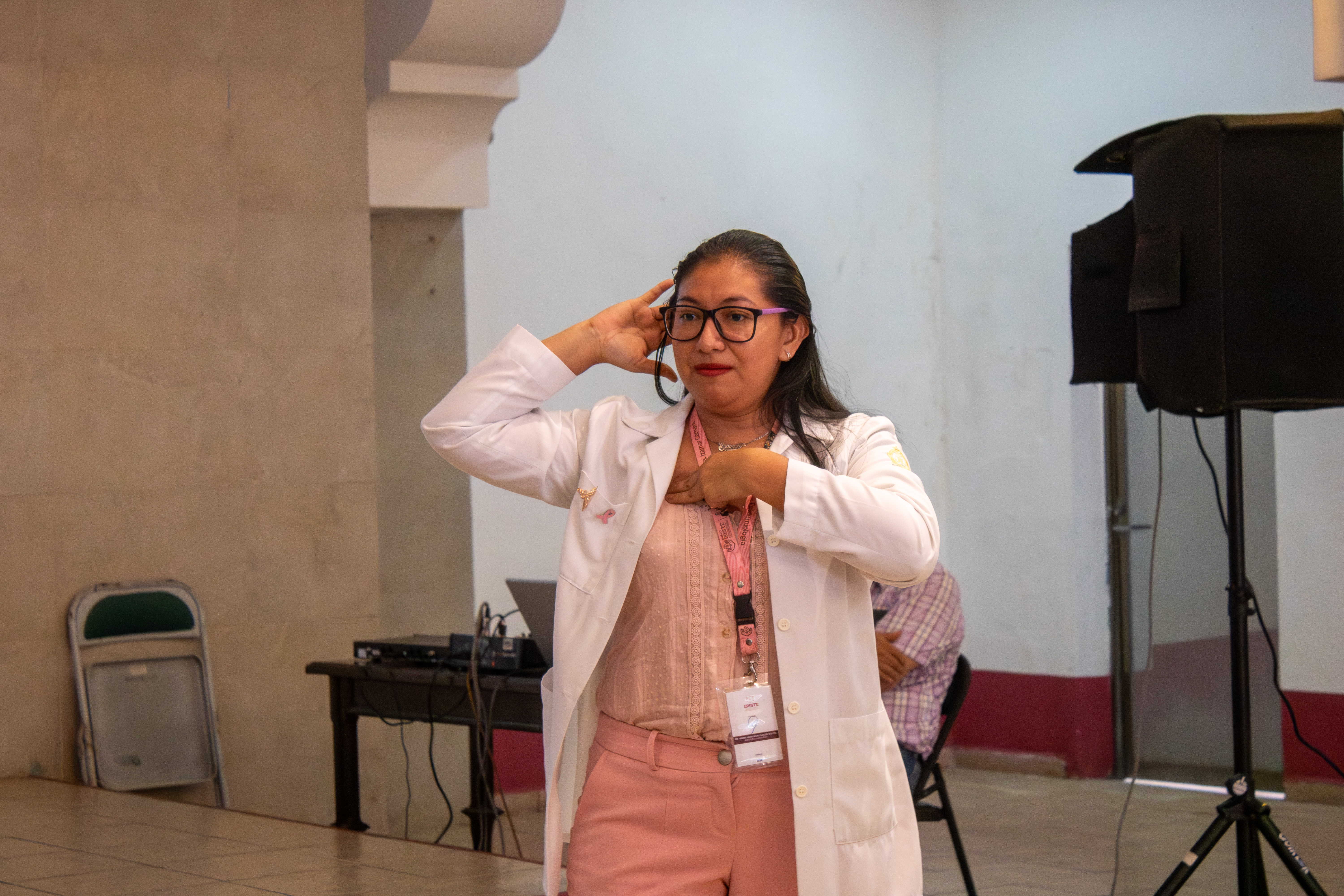 Plática “La Prevención Salva Vidas: Cáncer de Mama”.