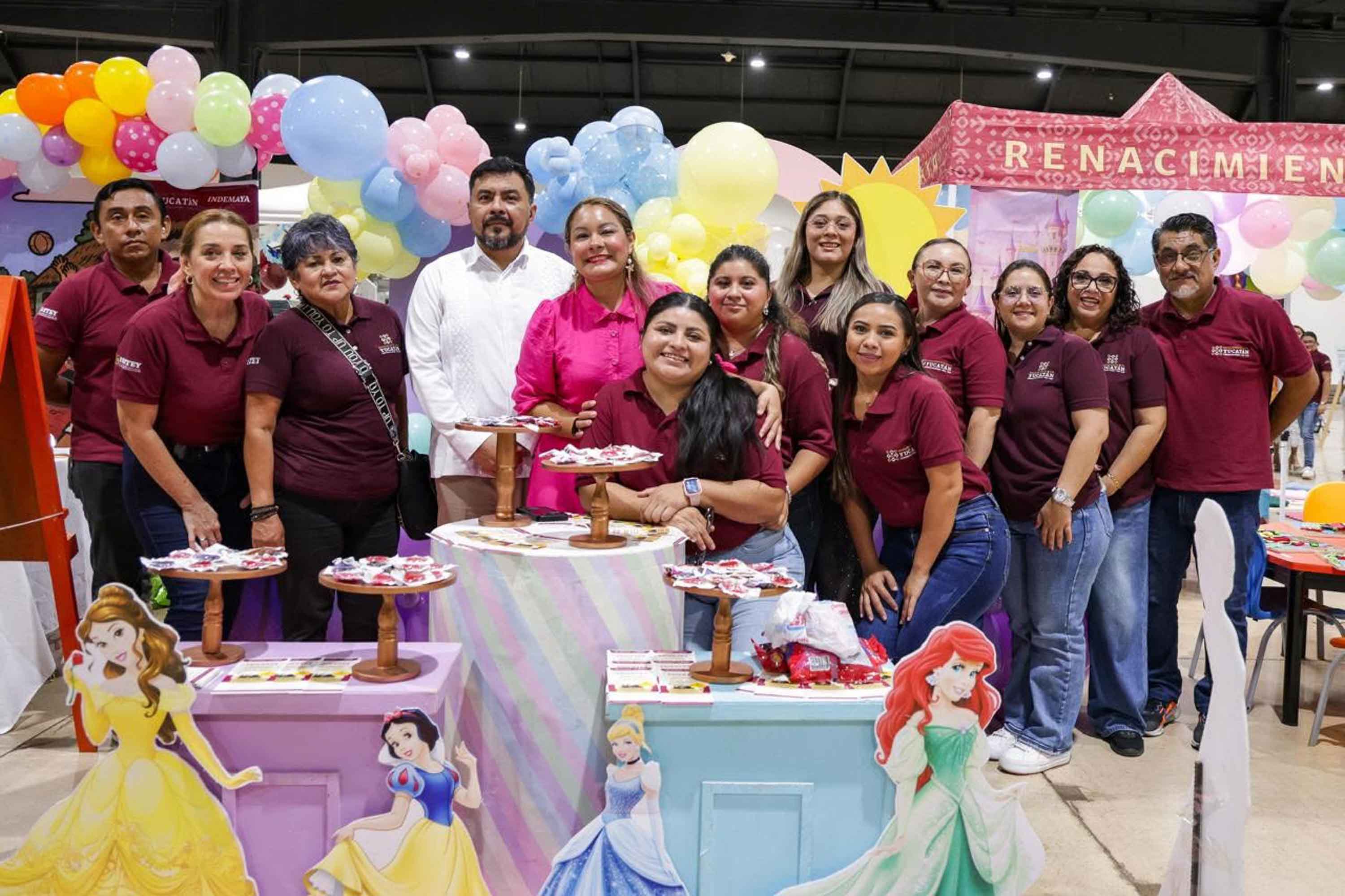 Centros de Atención Infantil del ISSTEY participaron en la Feria de los Derechos y Valores por el DIY Yucatán